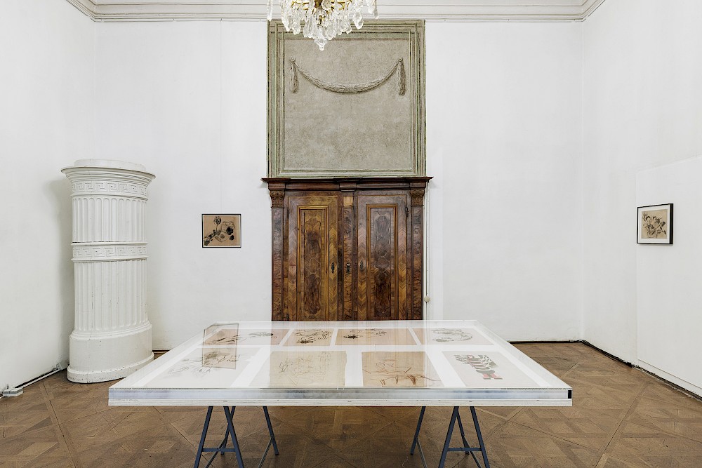 installation view, Grafiken um 1920