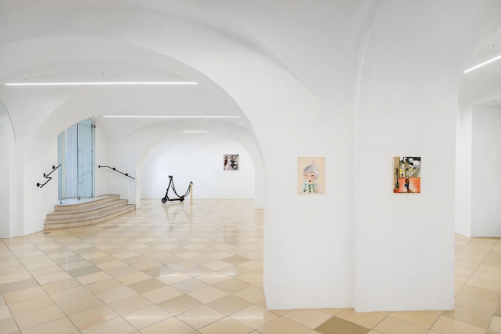 installation view Des Nachbars Garten Äpfel