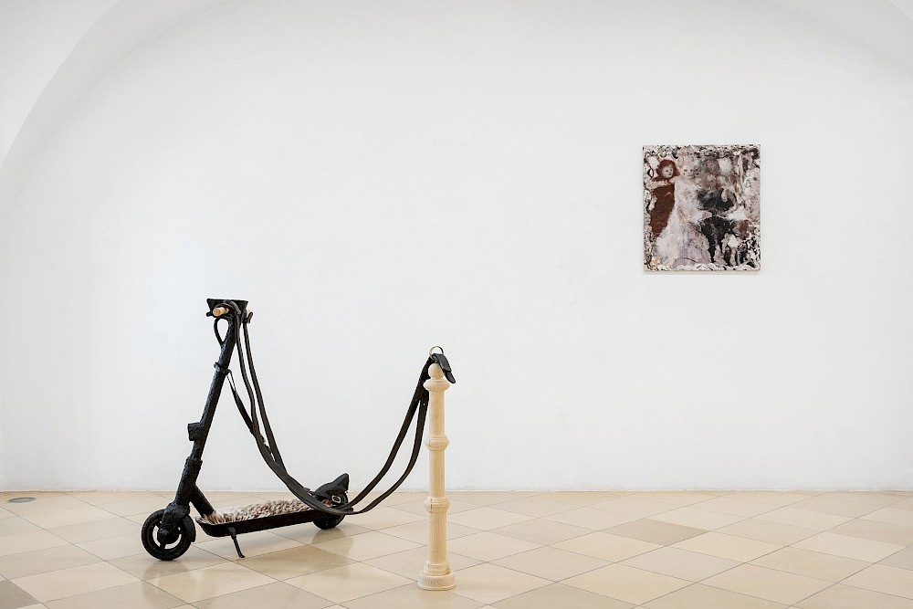 installation view Des Nachbars Garten Äpfel