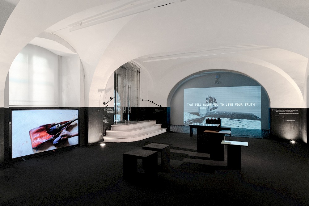 installation view, Undulating Currents