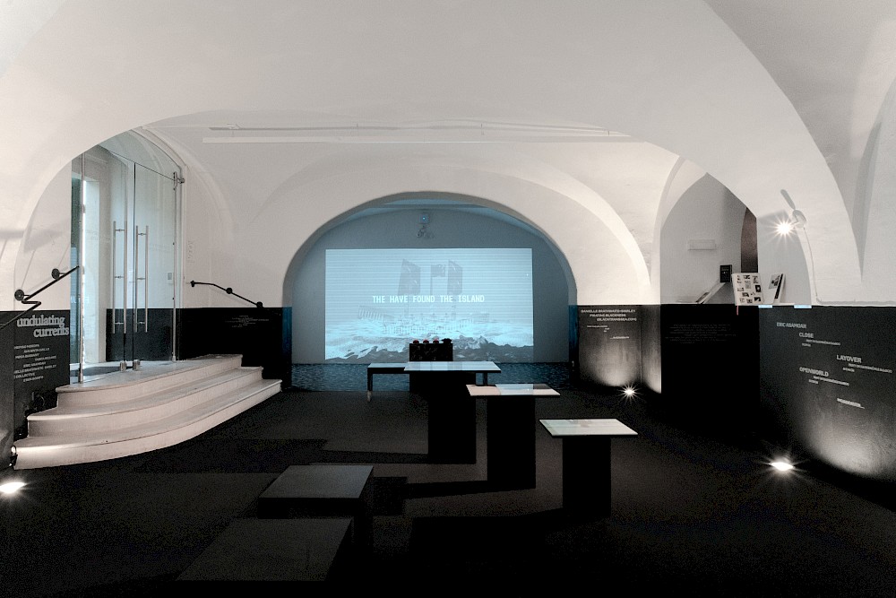 installation view, Undulating Currents