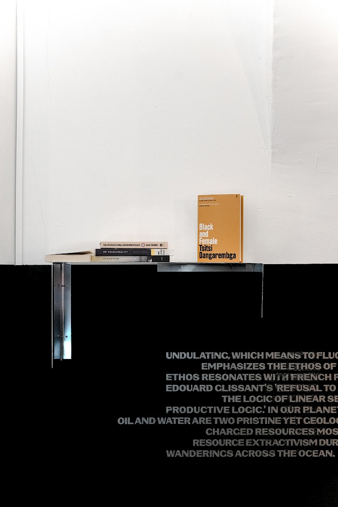 installation view, Undulating Currents